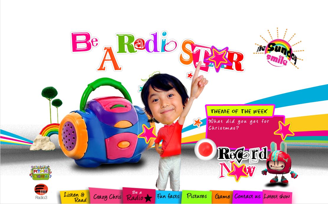 RTHK Radio 3 : Sunday smile – Be a radio star